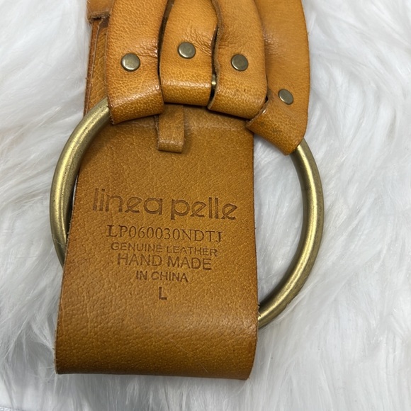 Linea pelle handmade leather Belt For women Size Large - Picture 4 of 7